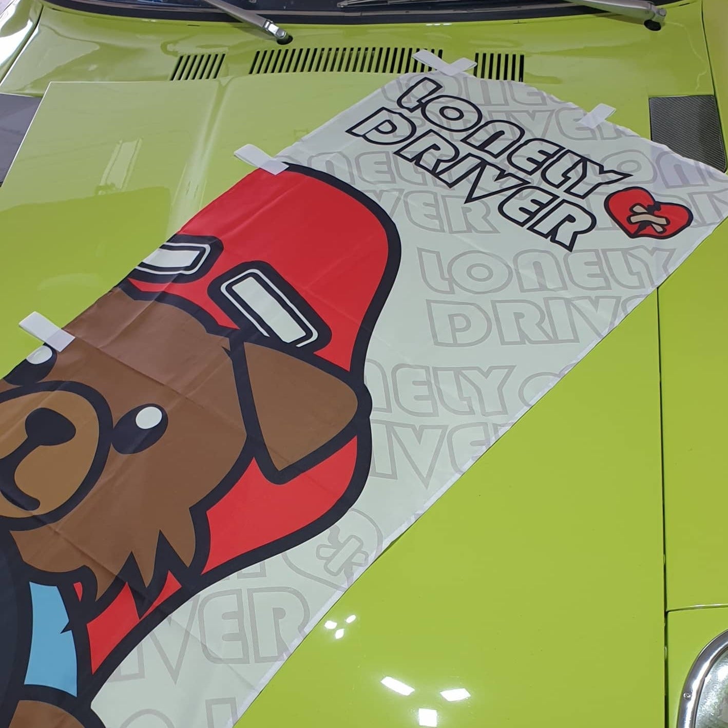 Doggie Racer X Nobori Flag – Lonely Driver Company